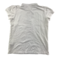 White scallop collar school polo shirt