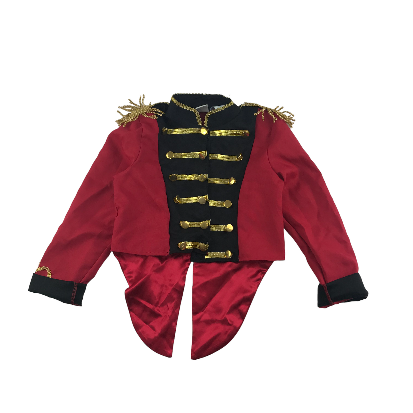 I Want To Be Parade Marching Band Costume Age 7-8 Red Black Skirt and Jacket Set