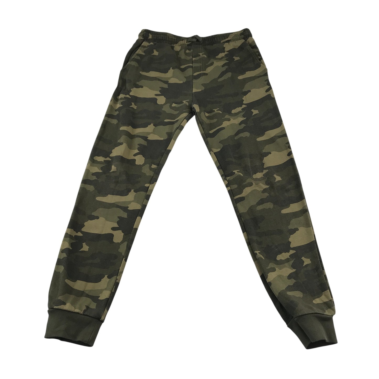M&S joggers 12-13 years khaki camo elasticated waist