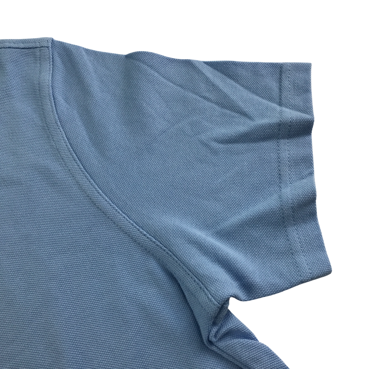 Light blue unisex school polo shirt