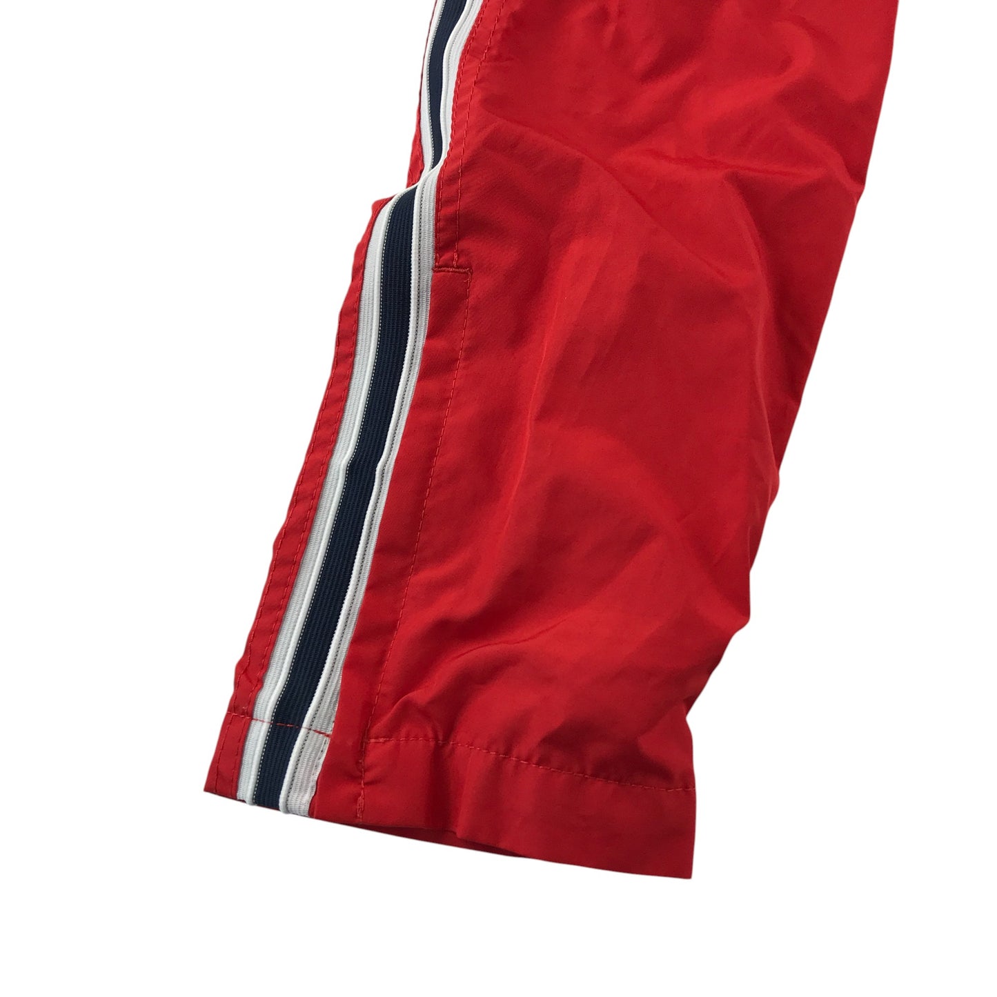 Oshkosh joggers 10-11 years red tracksuit style with side panel stripes