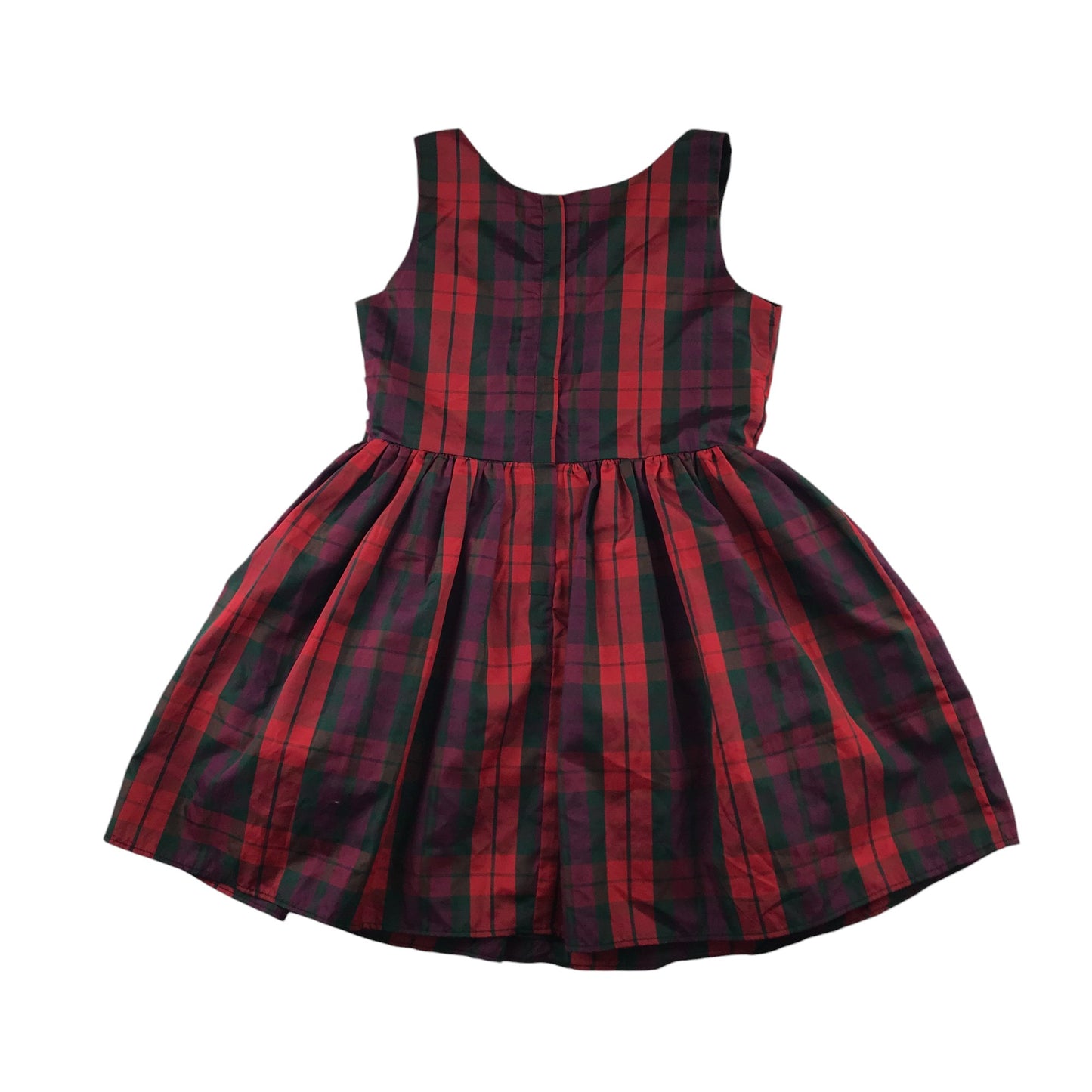 George dress 8-9 years red tartan check pattern bow tie detail