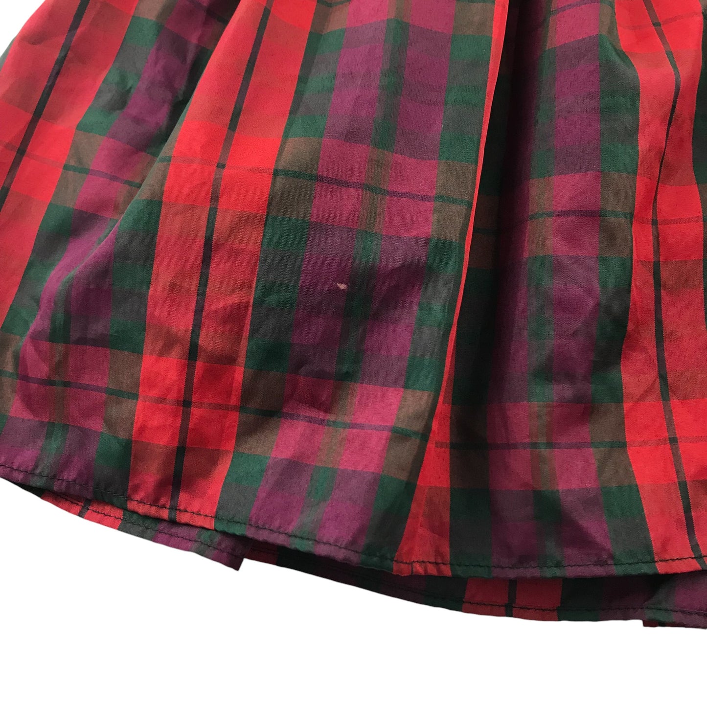 George dress 8-9 years red tartan check pattern bow tie detail