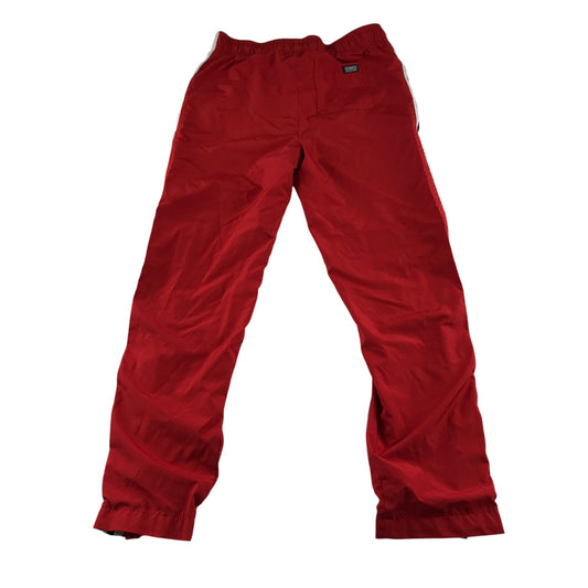 Oshkosh joggers 10-11 years red tracksuit style with side panel stripes