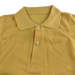 Yellow unisex school polo shirt
