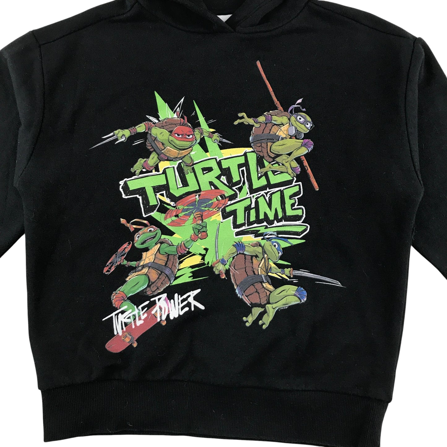 F&F hoodie 7-8 years black Teenage mutant Ninja Turtles