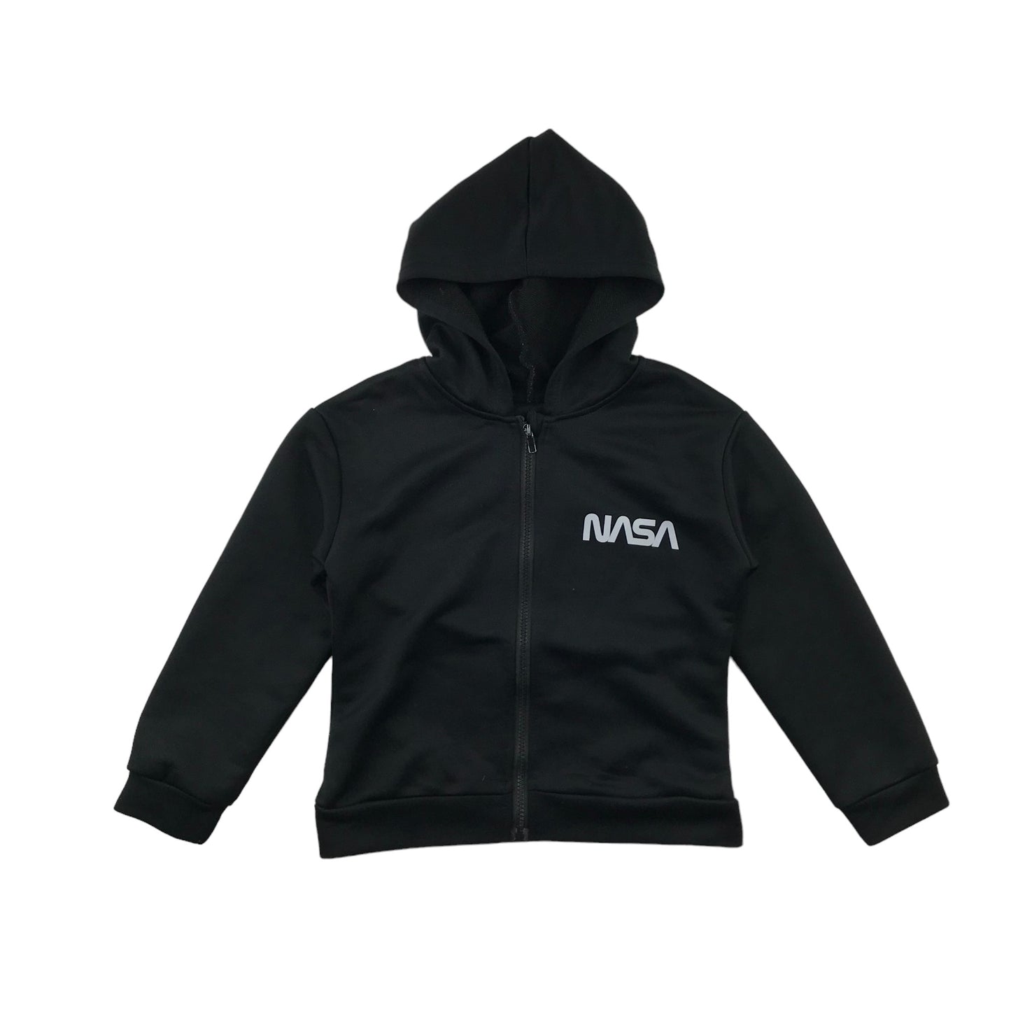 Shein hoodie 7-8 years black NASA full zipper