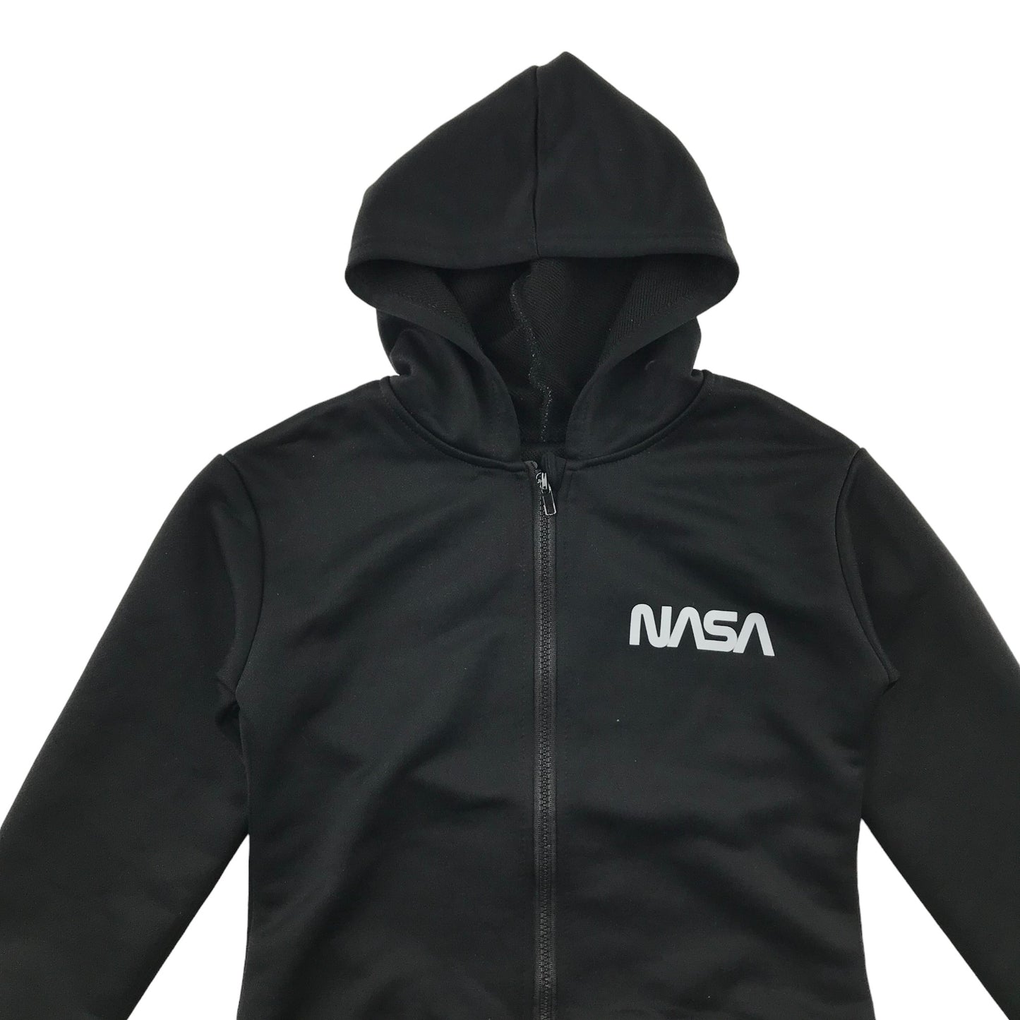 Shein hoodie 7-8 years black NASA full zipper