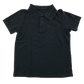 Black school polo shirt