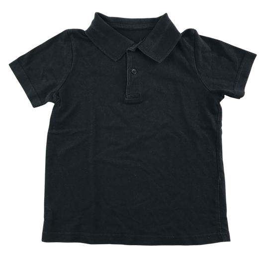 Black school polo shirt