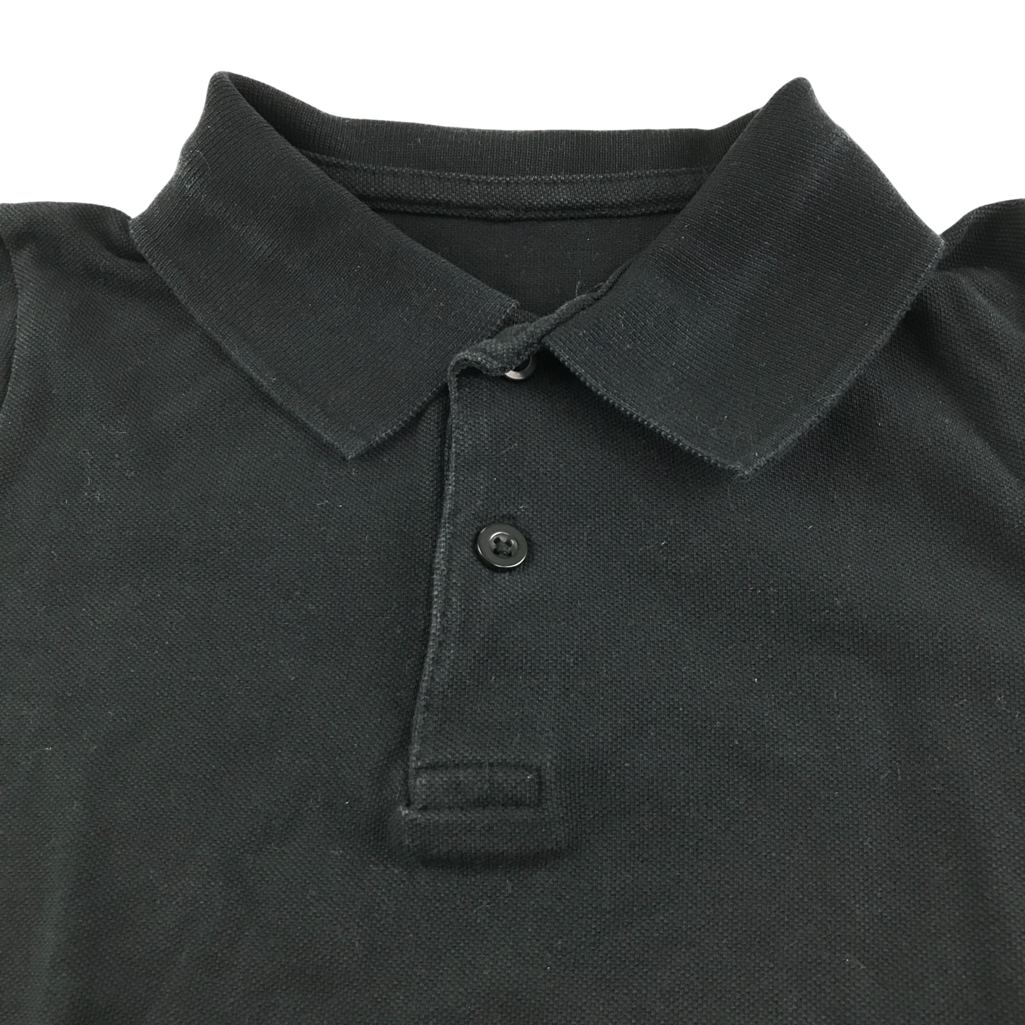 Black school polo shirt