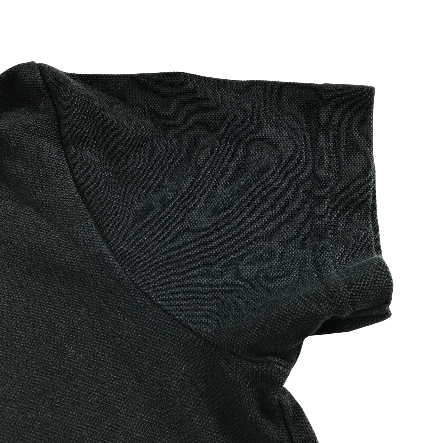 Black school polo shirt