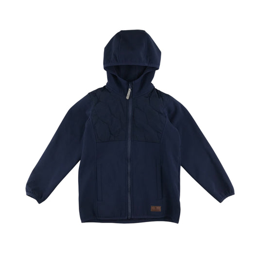 Higear jacket 7-8 years navy blue hooded full zipper light windbreaker