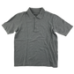 Grey unisex school polo shirt