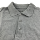 Grey unisex school polo shirt