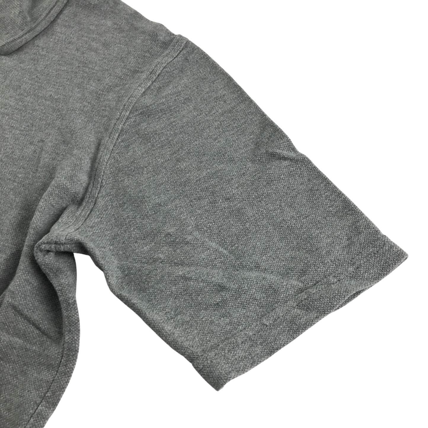 Grey unisex school polo shirt