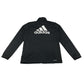 Adidas sport sweater 11-12 years black mock neck full zipper tracksuit top