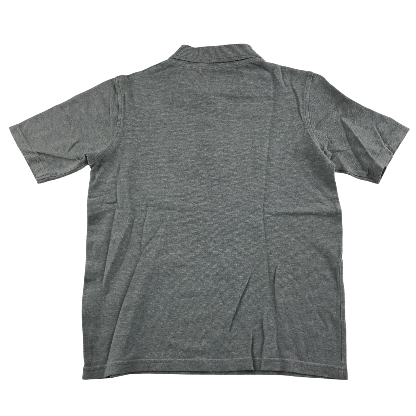 Grey unisex school polo shirt