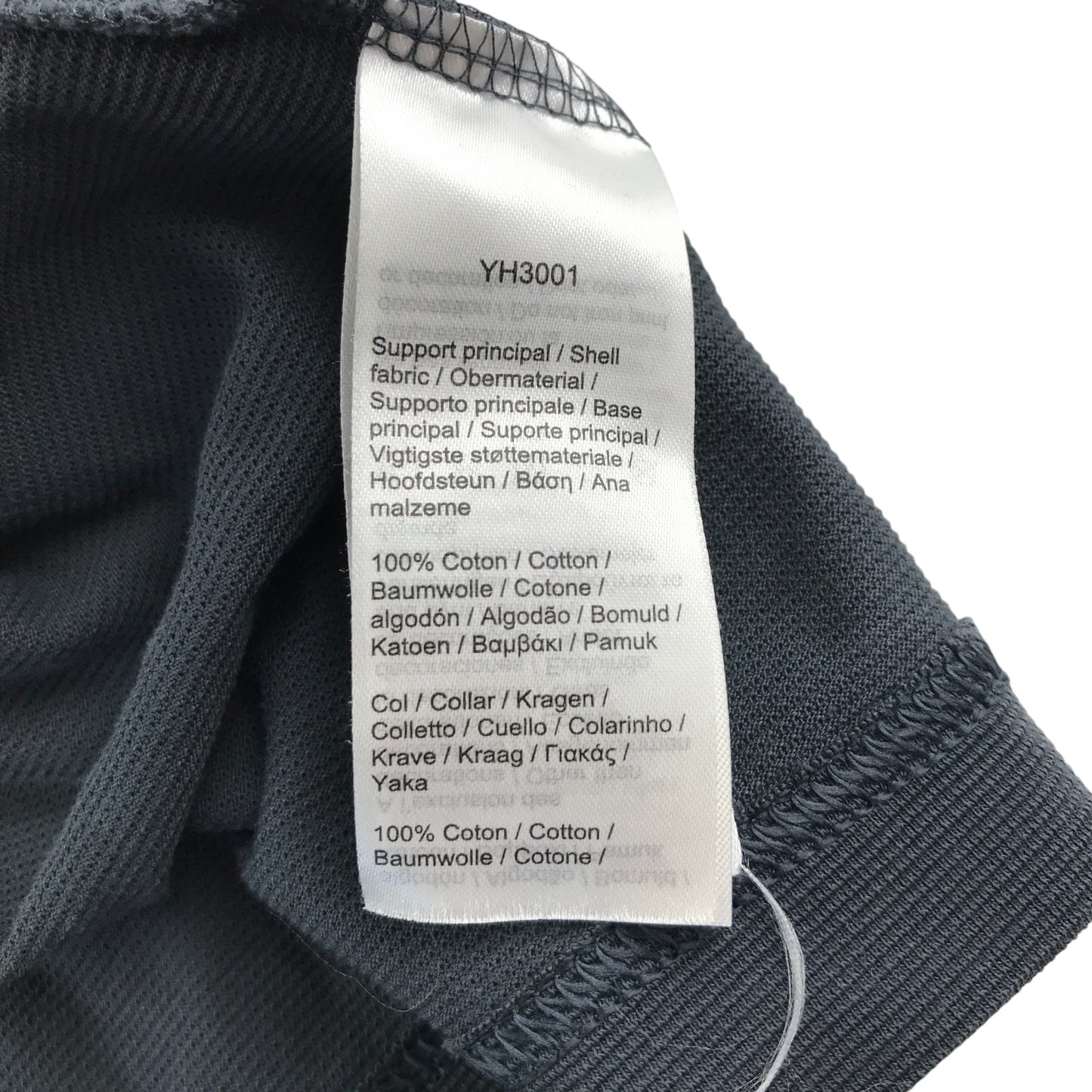 Lacoste poloshirt men's size XL grey and black panelled short sleeve cotton