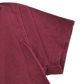 Burgundy unisex school polo shirt