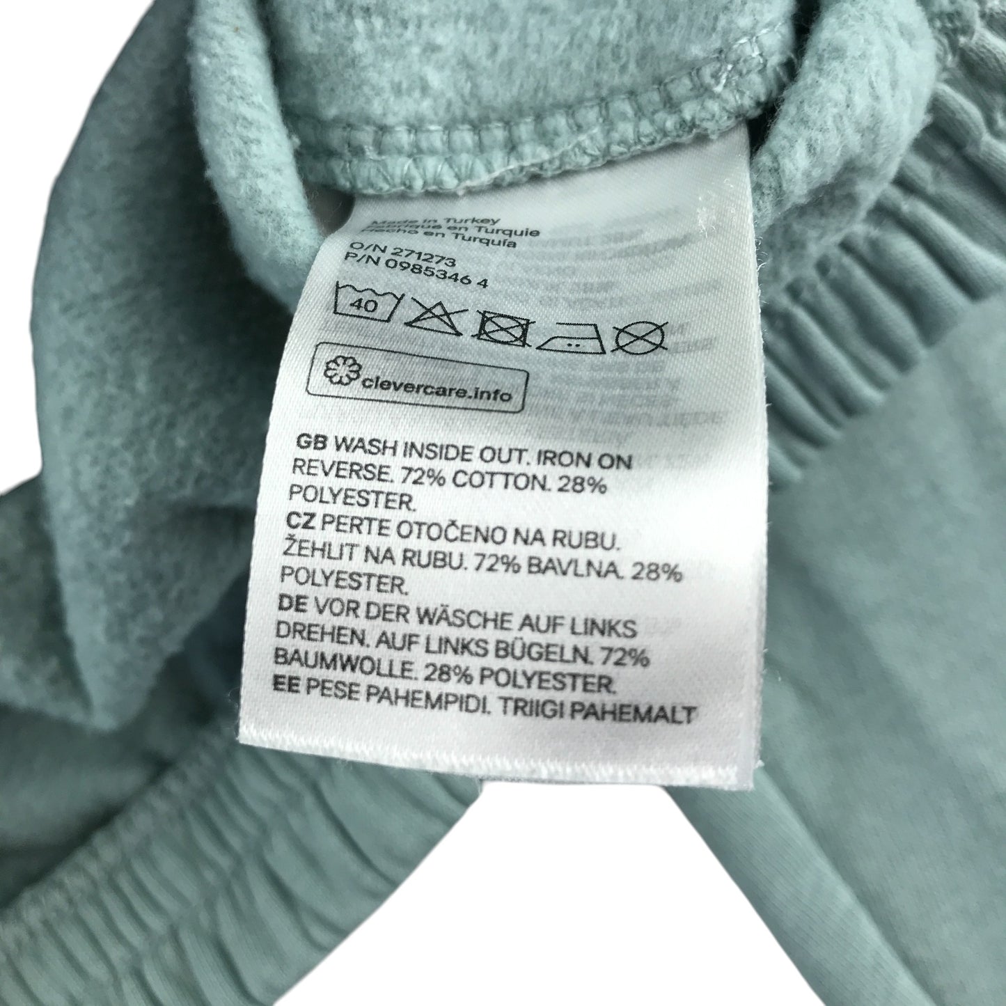 H&M sweater 12-14 years sage green koala bear print