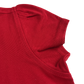 Red girls scallop collar school polo shirt