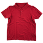 Red school polo shirt