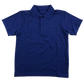 6-7 years royal blue unisex school polo shirt
