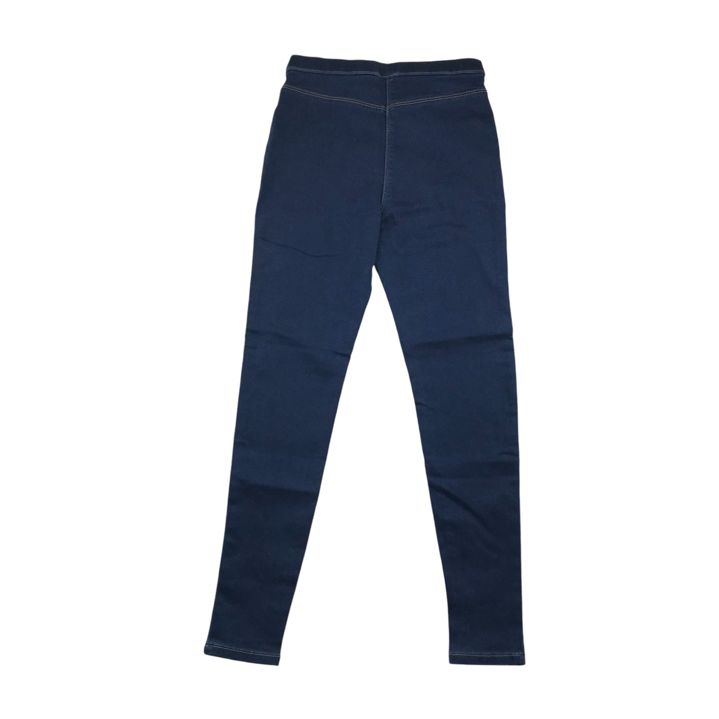 George jeggings 12-13 years navy blue high waist slim and stretchy