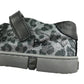 Primigi trainers shoe size 13 junior grey animal print with hoop and loop straps