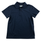 Navy unisex school polo shirt