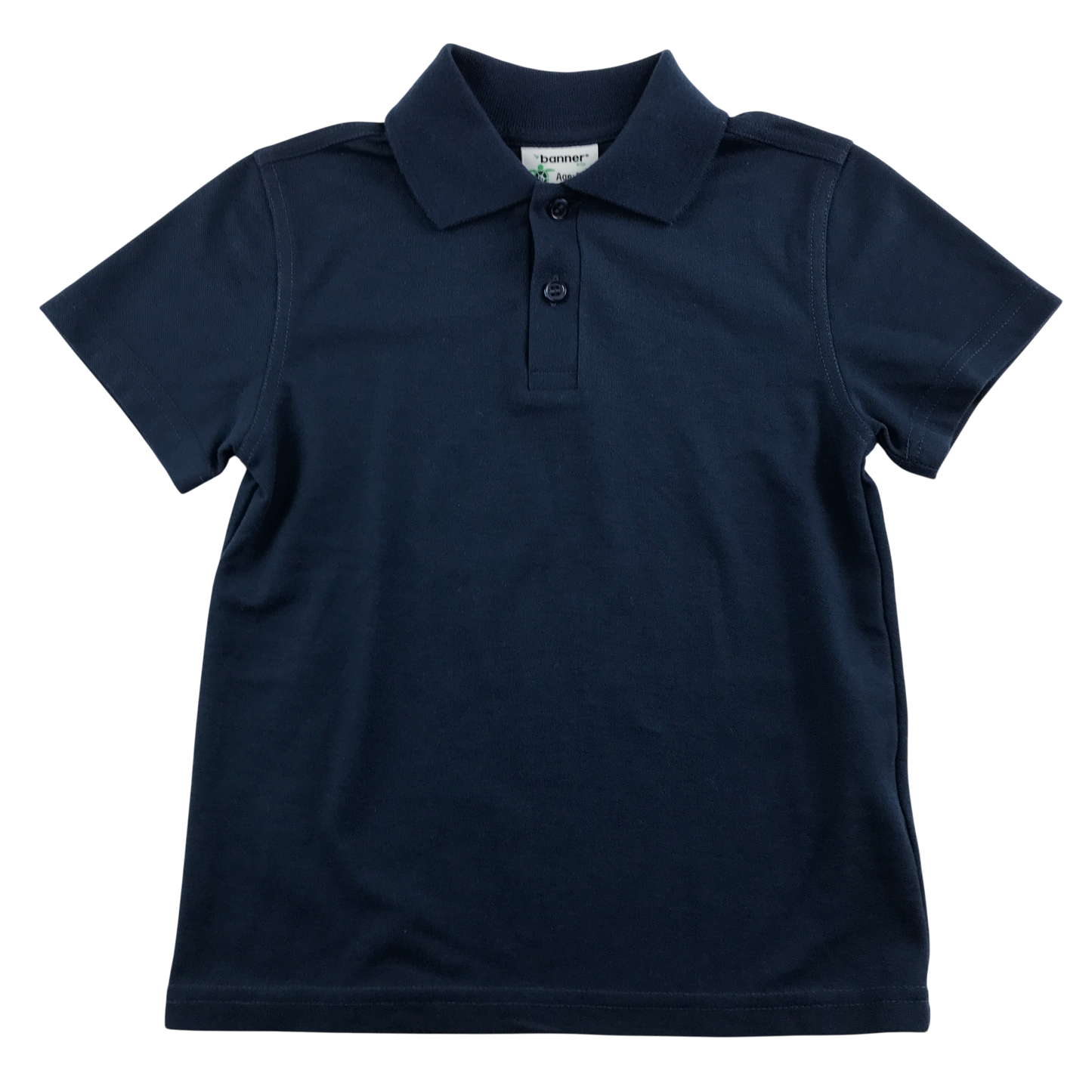 Navy unisex school polo shirt