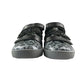 Primigi trainers shoe size 13 junior grey animal print with hoop and loop straps