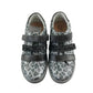 Primigi trainers shoe size 13 junior grey animal print with hoop and loop straps