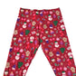 Next festive leggings 11-12 years red Christmas printed