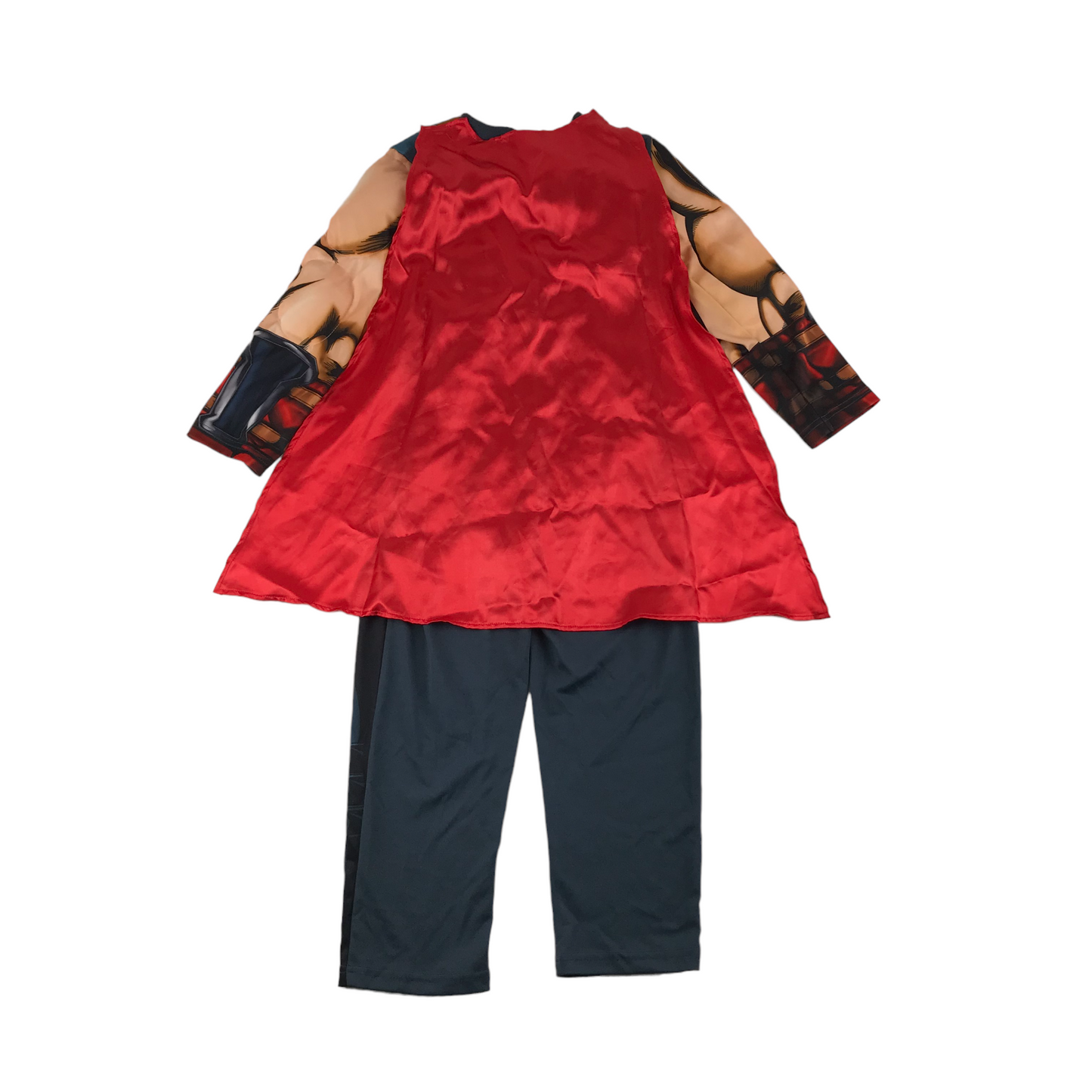 F&F Thor Costume Age 5-6 Blue Onesie and Cape Set