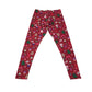 Next festive leggings 11-12 years red Christmas printed