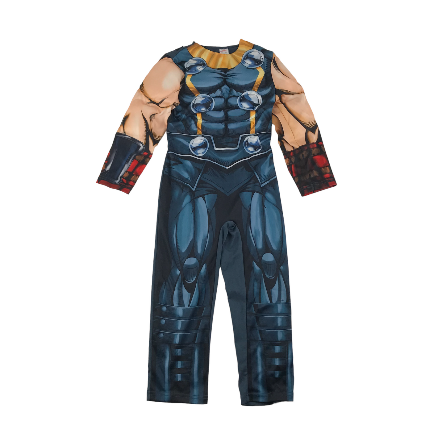 F&F Thor Costume Age 5-6 Blue Onesie and Cape Set