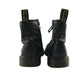 Dr. Martens combat boots shoe size 1 black leather high tops with laces