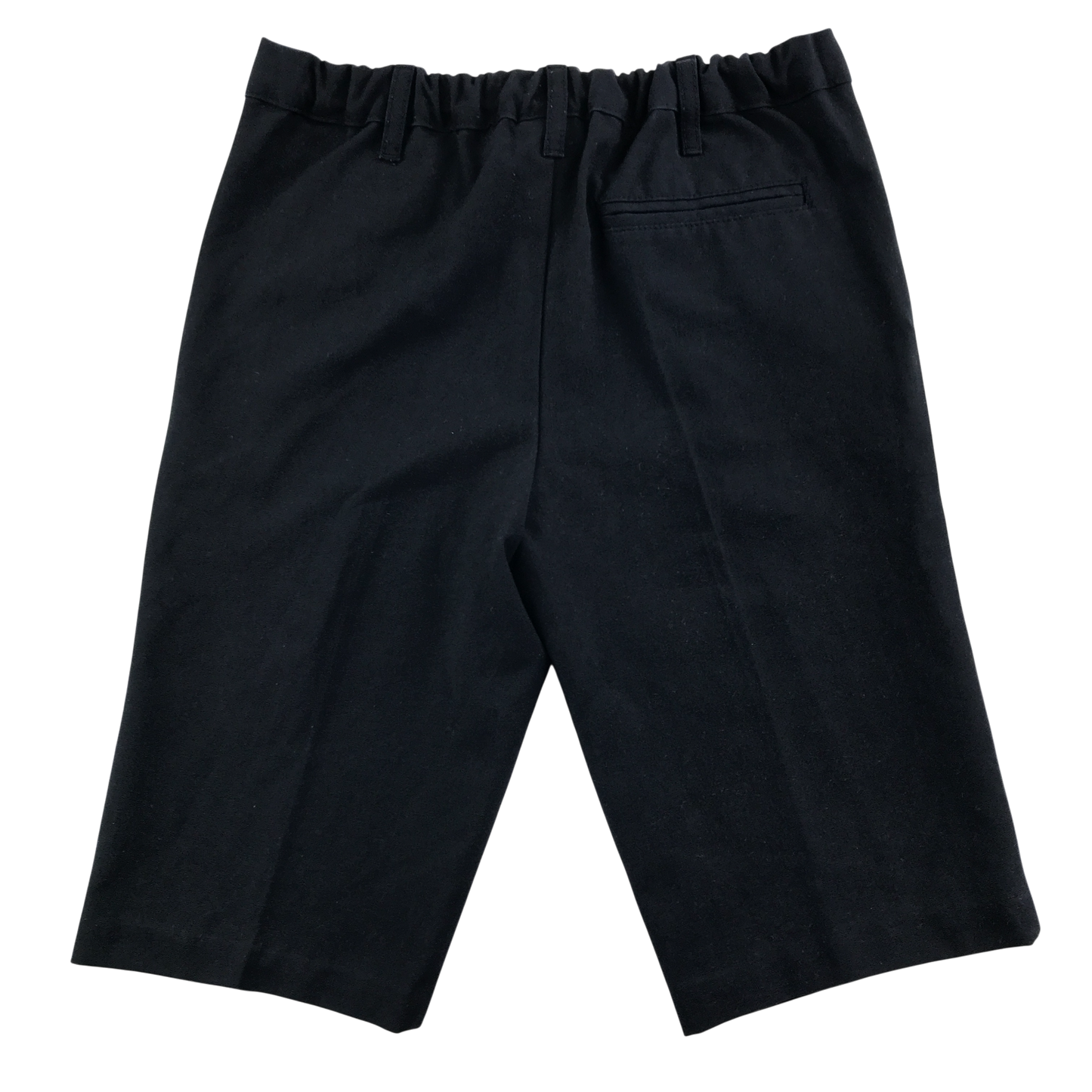Navy blue adjustable waist school shorts