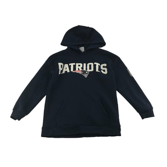 Primark Hoodie Age 8 Navy Patriots NFL Pullover