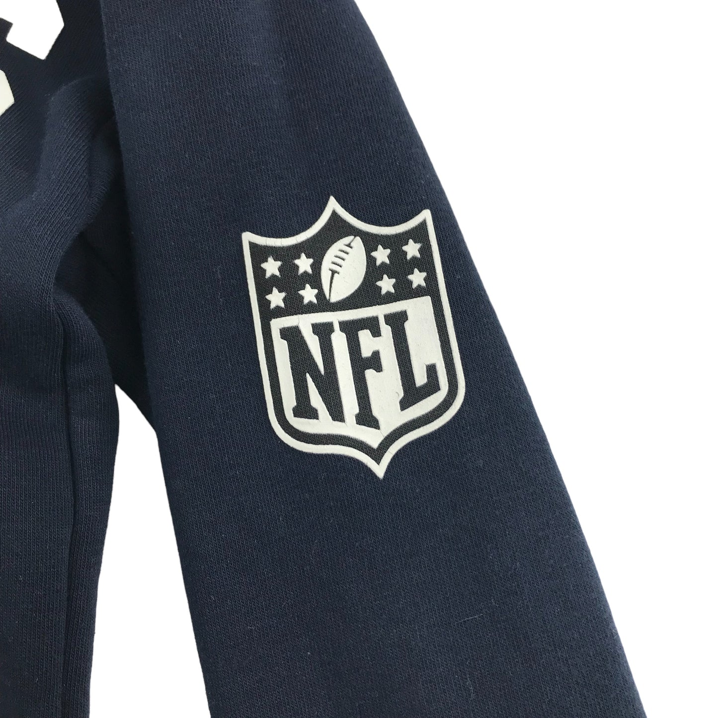 Primark Hoodie Age 8 Navy Patriots NFL Pullover