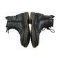 Dr. Martens combat boots shoe size 1 black leather high tops with laces