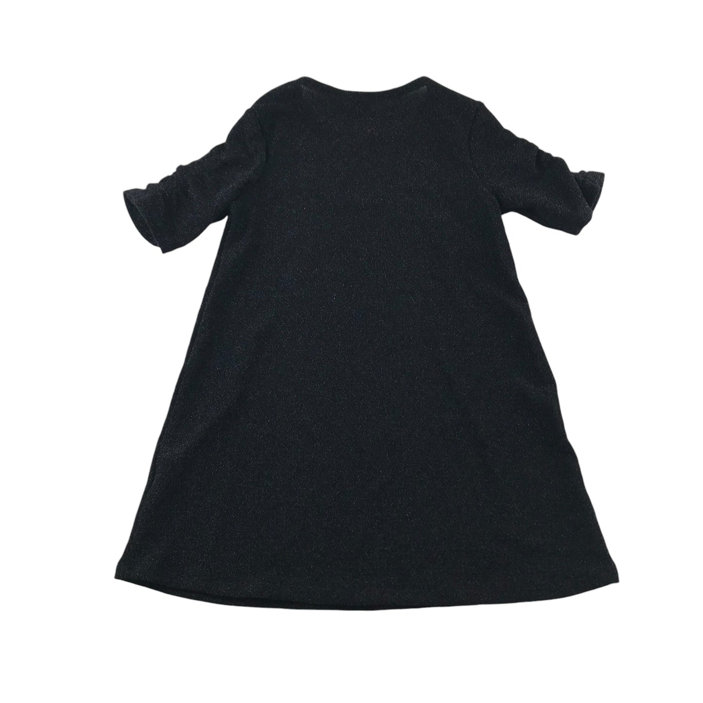 Next dress 4-5 years black sparkly t-shirt chemise