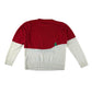 Primark festive jumper adult size L red and white Santa's sleigh