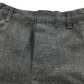 Grey adjustable waist school shorts