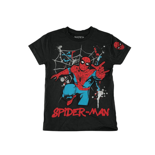 Nutmeg t-shirt 5-6 years charcoal grey Spiderman short sleeve