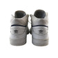 Adidas trainers shoe size 12 junior white high tops with laces and logos
