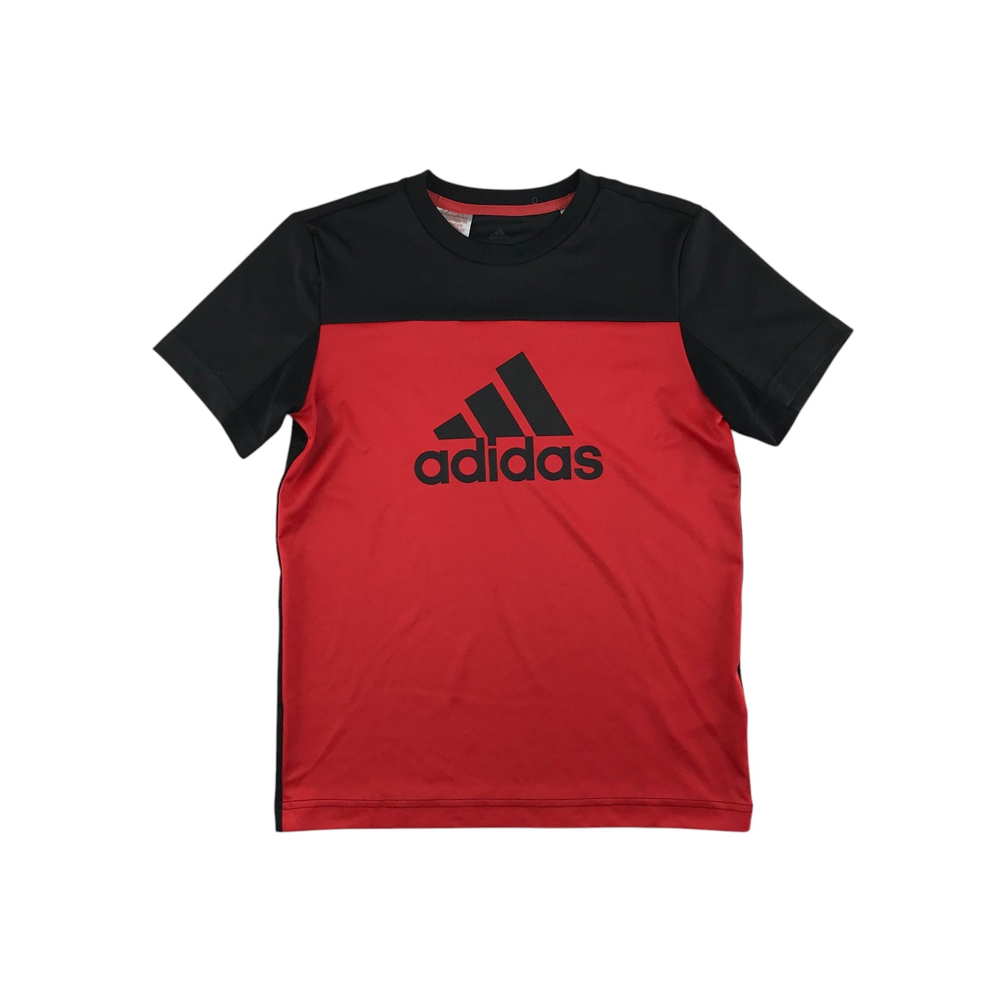 Adidas sport top 11-12 years red and black short sleeve t-shirt