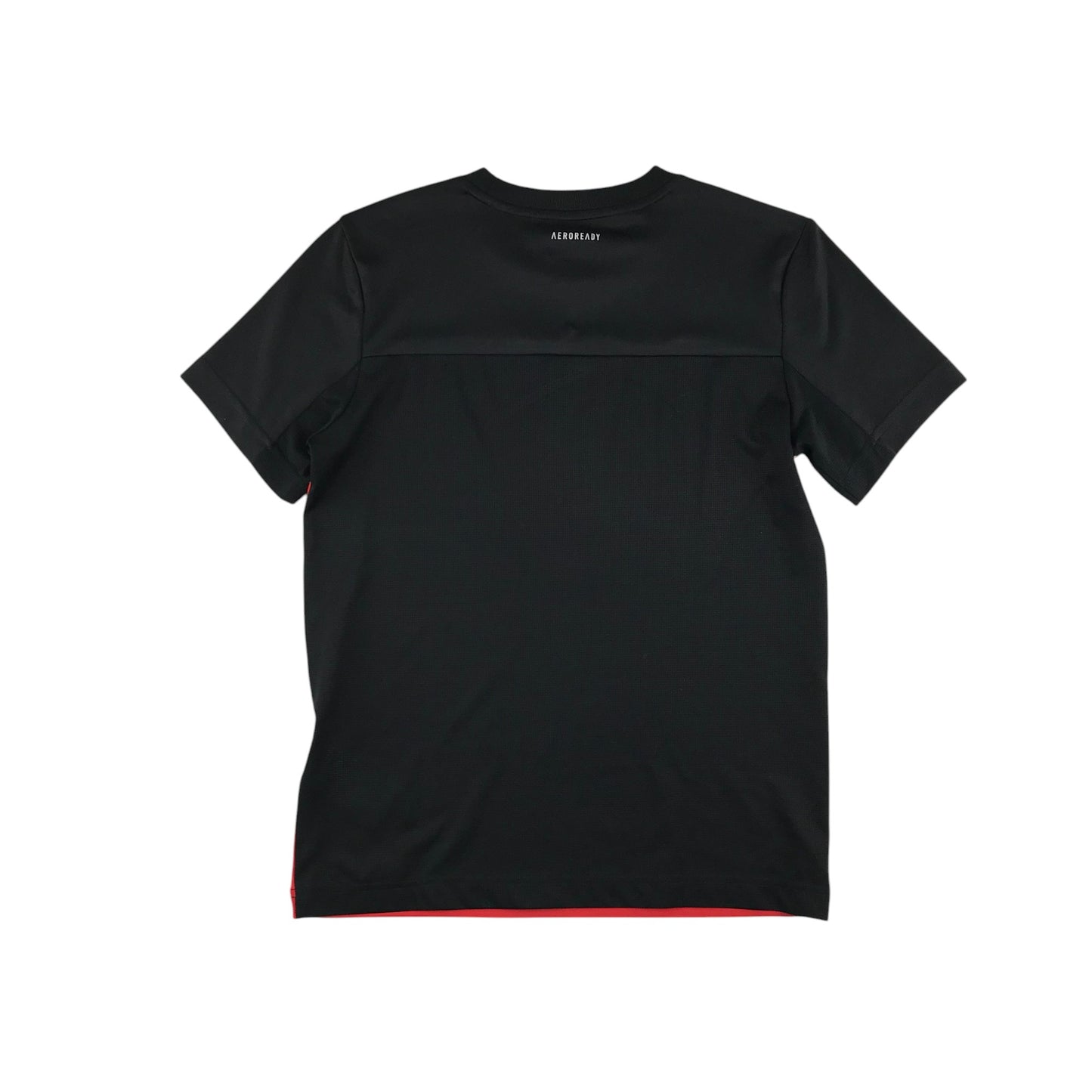 Adidas sport top 11-12 years red and black short sleeve t-shirt